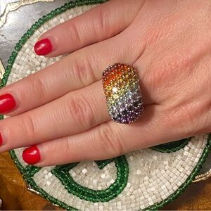 ✨🌈Size 9 Sterling Ring!🌈✨